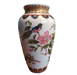 Jarrón de porcelana | Elegante jarrón de cerámica artesanal para decoración de hogar y oficina - Product Image 3