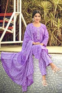 New Designer Pure Cotton Alia Cut <b>Kurti</b> with Embroidery Sikvans Work Ready Made <b>Kurti</b> Set for Women - Product Image 5