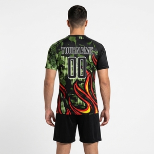 Custom Logo Printed 100% Polyester <b>Soccer</b> Uniform Sets Moisture Wicking Breathable Quick Dry Team Football Jersey Sports - Product Image 4