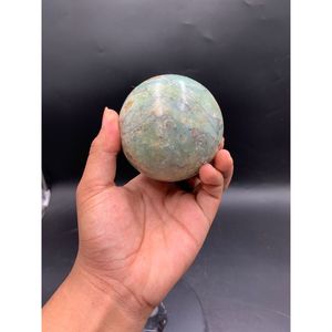 ลูกแก้วคริสโซเพรสธรรมชาติ หินสีเขียว คริสตัลบอล สำหรับตกแต่งและบำบัดรักษา - Product Image 4