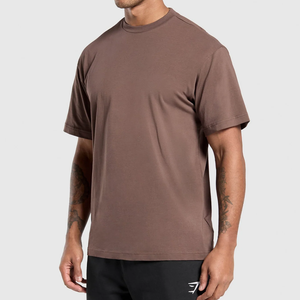 T-shirt en coton personnalisé en gros pour hommes, femmes et unisexe, manches courtes, col rond, t-shirt décontracté, tissu de qualité supérieure, vêtements streetwear - Product Image 2