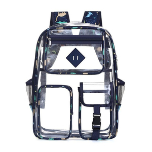 Sac à dos professionnel portable, résistant à l'eau et antivol, en PVC, pour l'été/le printemps, avec fermeture éclair et bandoulière arquée - Product Image 5