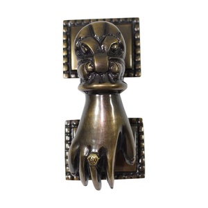 Pegajo de puerta de hierro fundido macizo estilo vintage antiguo con cabeza de zorro - Product Image 4