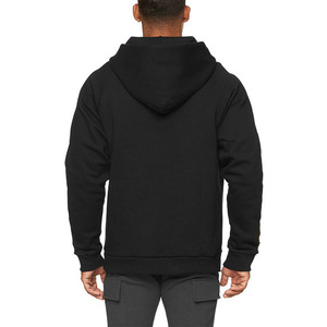 Sweat-shirts décontractés pour hommes en coton molletonné 280g, couleur unie, coupe classique, écologiques, séchage rapide, respirants, avec poche - Product Image 4