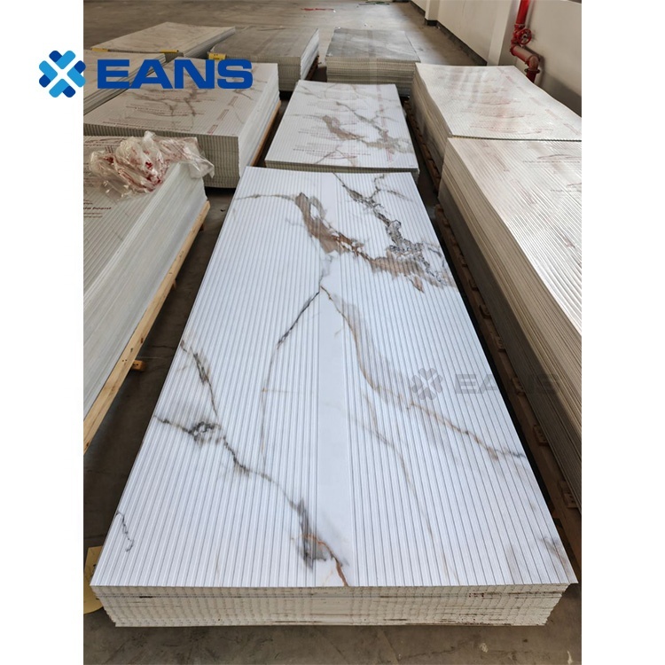 PVC Fluted Artificial Marble Wall Panel