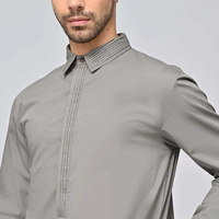 Pakaian Islami Pria Cepat Kering yang Modis, Jubbah Thobe Desain Baru 2026, Jubba Bernapas untuk Dijual, Saudi Arabia thobe / thawb