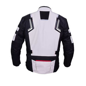 เสื้อแจ็คเก็ตมอเตอร์ไซค์วิบากสำหรับผู้ชาย ผ้าคอร์ดูร่า สำหรับขี่มอเตอร์ไซค์ ระบายอากาศได้ดี คุณภาพสูง สำหรับนักแข่งรถ - Product Image 3