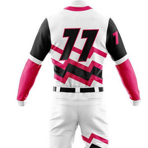 Chemise de baseball au design classique personnalisée, uniforme de baseball pour la mode, vêtements de sport de baseball et de softball de haute qualité personnalisables - Product Image 2