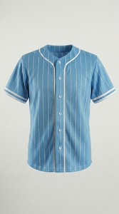 เสื้อกีฬาแบบติดกระดุมด้านหน้า น้ำหนักเบา สำหรับทีมกีฬา - Product Image 4