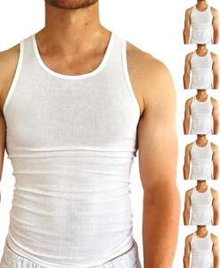 เสื้อกล้ามชายแบบมีลายริบ - Product Image 2