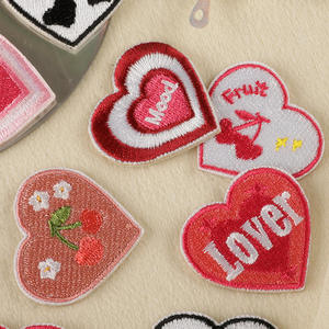 Twill Fabric Embroidery Patch <b>Iron</b> <b>On</b> Embroidered Badge Patches for Clothing Hats Bags Wholesale Washable Heat Transfer - Product Image 1