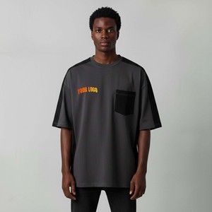 Camisetas Hip Hop de Manga Regular para Hombre, 100% Algodón, 180 g/m², Precio al por Mayor, Logotipo Personalizado Impreso, Tallas Grandes, Impresión Digital - Product Image 1