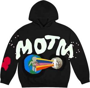 Sudadera con Capucha Superior International Unisex Vintage <span class=keywords><strong>CPFM</strong></span>, Estampado de Grafiti, Estilo Hip Hop, Algodón, Talla Grande, Color Negro, ODM - Product Image 1