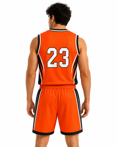 Conjunto de Uniforme de Baloncesto Sublimado Personalizado, Uniforme de Baloncesto Masculino Transpirable de Secado Rápido, Ropa de Equipo, Kit de Entrenamiento, OEM, ODM, Deportes - Product Image 4