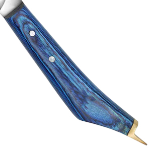 Großhandel Professionelles Hufmesser mit Blauem Holzgriff, Geringe Mindestbestellmenge, Hochwertige Hufpflege-Werkzeuge, OEM-Lieferant - Product Image 4