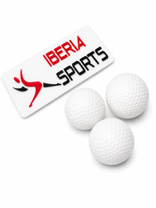 IBERIA Balón de Hockey sobre Césped Profesional |   Diseño Resistente al Agua con Diseño de Hoyuelos |   Materiales Ecológicos |   Logotipo Personalizado para Partido - Product Image 1