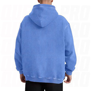 Sudadera con Capucha Extra Grande para Hombre, Sudadera para Parejas, Estilo Vintage con Lavado Ácido, Interior de Felpa de Algodón Acogedor - Product Image 1