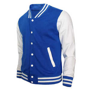 OEM Custom Leather Sleeve Patches Embroidery Bomber Flight <b>Baseball</b> Vintage Letterman Varsity <b>Jacket</b> <b>for</b> <b>Men</b> - Product Image 3