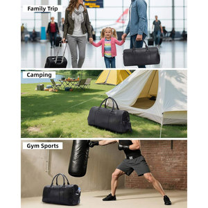 Lightweight Expandable Outdoor Travel Duffel <b>Bag</b> Heavy Duty <b>Carry</b> <b>On</b> Luggage with Zipper Closure Large Capacity Portable Weekend - Product Image 5