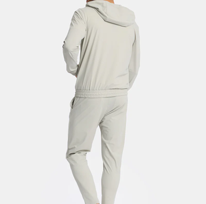 Conjunto Deportivo Personalizado para Entrenamiento, Pantalones Deportivos y Sudadera con Capucha, Conjunto para Correr, Chaqueta Deportiva Tejida, Traje Deportivo para Hombre - Product Image 2