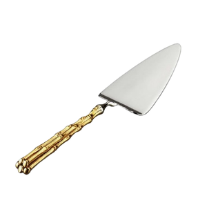 Kitchen <b>Accessories</b> Wedding Cake Tool Wooden Handle Stainless Steel Cake Server Knife and Server Set - Product Image 4