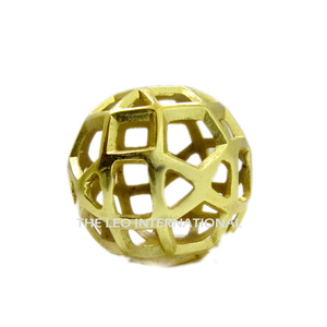 Aluminum Metal Base Marble Tree Shape Design Fancy Showpiece <b>Statue</b> Sculpture Modern Style Golden Plated - Product Image 2