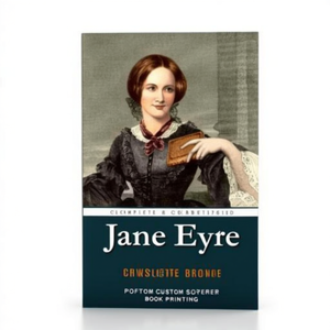 Jane Eyre by Author Charlotte Bront <b>Paperback</b> Custom Softcover <b>Book</b> Printing - Product Image 2