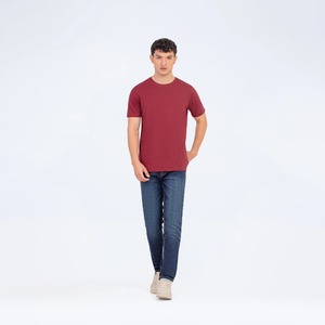 เสื้อยืดคอกลมแขนสั้นผ้าเจอร์ซีย์คอตตอน 100% สำหรับผู้ชาย บริการสั่งทำพิเศษ พิมพ์ลายดิจิทัลที่หน้า โลโก้ดีไซน์โอเวอร์ไซส์ ระบายอากาศได้ดี - Product Image 3