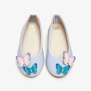 Zapatos de Ballet Suaves de Alta Calidad Baifa, Suela Antideslizante, Hermoso Diseño de Lazo de Mariposa, Parte Superior de Satén Transpirable para Niña - Product Image 4