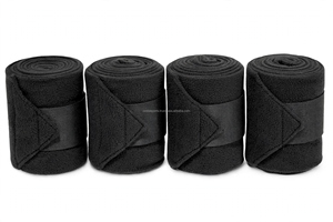 Bandages pour chevaux en polaire 300 GSM, très demandés par Costa Sports, largeur 4 pouces, longueur 3 m, pour l'équitation - Product Image 5