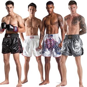 Martial Arts Sublimation MMA Thai Boxing Shorts Men Kickboxing Fighting Mauy Thai Shorts Men's Fight <b>Boxer</b> Sublimation Shorts - Product Image 1