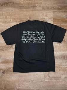 เสื้อยืดกราฟิกโอเวอร์ไซส์สั่งทำพิเศษ ผ้าฝ้าย 100% สไตล์สตรีทแวร์ พิมพ์ลาย DTG DTF เนื้อผ้าหนา ซักแบบวินเทจ รับผลิตแบบ OEM ODM - Product Image 2
