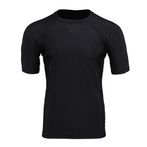 Rashguard de sport pour hommes, sur mesure, OEM, compression, polyester respirant, tissu à séchage rapide pour performances haute intensité - Product Image 5