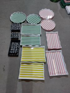 Set of 3 Round Lacquer Trays High Quality Vietnam <b>Lacquerware</b> - Product Image 5