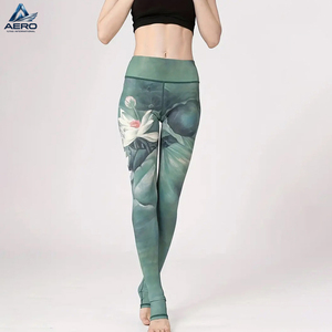 Leggings de sport pour femmes de qualité supérieure, taille haute, imprimés rayés, pour la gym, l'entraînement, la course à pied, pantalons de sublimation - Product Image 1