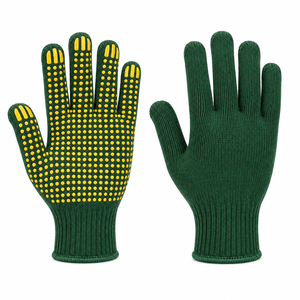 Custom <b>PVC</b> Dotted <b>Gloves</b> Feature Strong Grip Breathable Comfort And Durable Construction For Professional Work Applications - Product Image 2