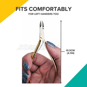 Cortauñas de Acero Inoxidable Curvo con Puntas de Precisión, Control Cómodo, Apertura de Mandíbula Ancha, Corte Preciso para Dedos y Pies, Duradero - Product Image 4