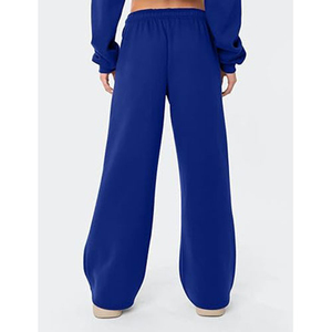 Pantalon de jogging ample et respirant pour femme, 100 % coton, avec bas élastique et logo sérigraphié - Product Image 2