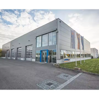Structure en acier préfabriquée QCF220 pour entrepôt, conception personnalisée avec plan de construction sur mesure
