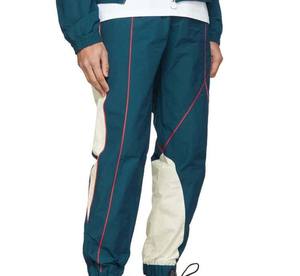 Wholesale Men's Retro Windbreaker <b>Track</b> <b>Pants</b> Custom Logo Color Block Streetwear Joggers Lightweight <b>Nylon</b> Athletic Trousers - Product Image 2