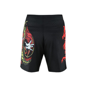 Pantalones de Entrenamiento Deportivo de Muay Thai para Hombre y Mujer, Shorts de MMA con Logotipo Frontal para Artes Marciales, Shorts de Jiu Jitsu - Product Image 3