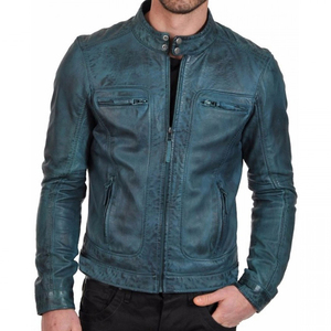 Chaqueta de Motociclista de Cuero Genuino, Impermeable y Transpirable, con Certificación CE, Personalizable OEM, Venta Caliente 2026 - Product Image 1