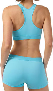 Conjunto de Yoga Corto de Alta Calidad para Mujer, 100% Spandex, Tela de Poliéster, Secado Rápido, Transpirable, 2 Piezas, Servicio OEM, Precio Razonable - Product Image 6