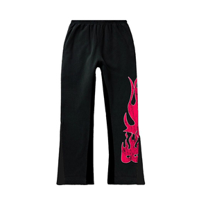 Fournisseur de Marque Blanche DTG Prinnt Ensemble de Survêtement Homme 2 Pièces OEM Personnalisé avec Pantalon Droit Épais, Sweat à Capuche Zippé et Survêtement Évasé - Product Image 4