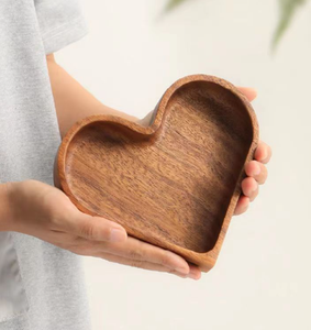 Premium Acacia Wood Serving Tray with Raised Stand Decorative Fruit <b>Display</b> Tray for Kitchen Dining <b>Table</b> and Hotel - Product Image 5