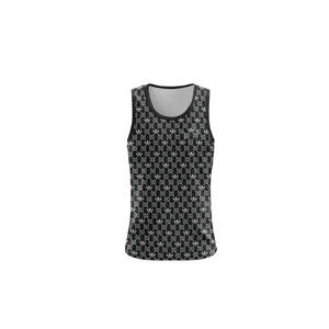 <b>Men's</b> Breathable <b>Stretchy</b> Sleeveless Tank Top Custom Logo Sublimation Design for Bodybuilding - Product Image 3