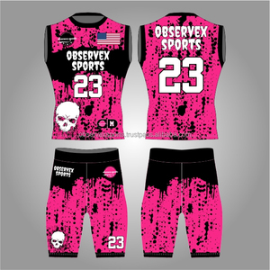 7v7 Uniform <b>Compression</b> Fit 7on7 Custom Made High Quality Flag Football Uniforms Breathable Sublimated Football Jerseys - Product Image 1
