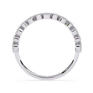 Anillo de Diamantes Chapado en Oro Blanco de 18 Quilates para Mujer, Corte Brillante, Diamante Sintético Cultivado en Laboratorio, Certificado IGI, Estilo Clásico y Moderno para Compromiso - Product Image 4