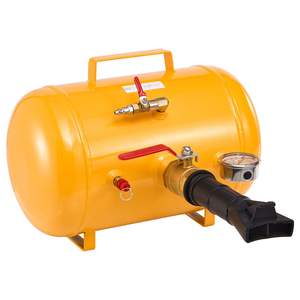 Gonfleur de pneus jaune robuste 87-116 PSI, 5 gallons/18,9 L, pour camionnette, tondeuse à gazon, VR, réparation de pneus, outil 87-116 - Product Image 1