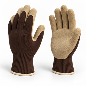 Gants de travail en tricot avec revêtement intégral en latex, antidérapants, antistatiques, durables, texture lisse, poignet en tricot, gants de sécurité polyvalents - Product Image 4